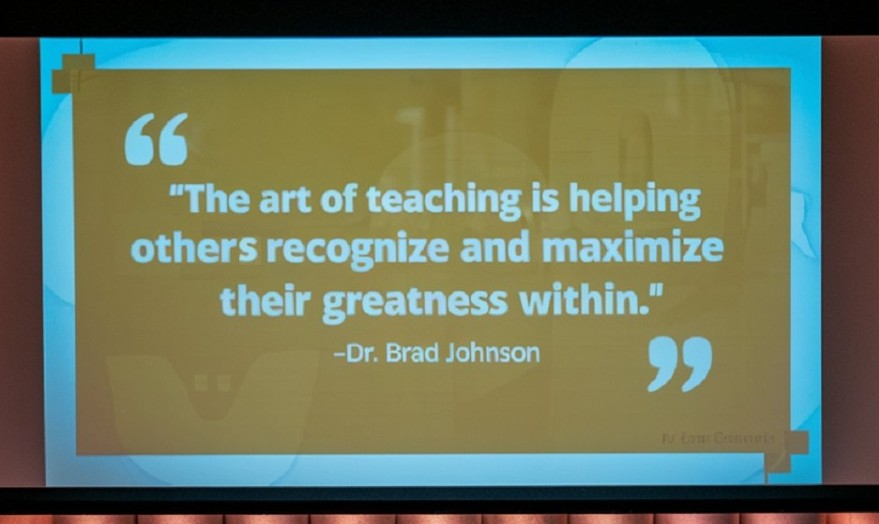 The art of teaching.