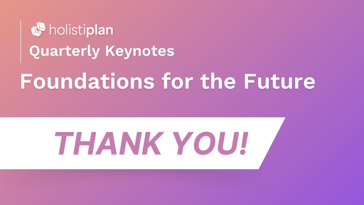 That's a wrap on our first Quarterly Keynote!

👏A huge thank you to our amazing audience and presenters for making yesterday's event such a success. If you missed it live, now’s your chance to catch up!

Watch the recording ➡️ hubs.la/Q036tlyk0
