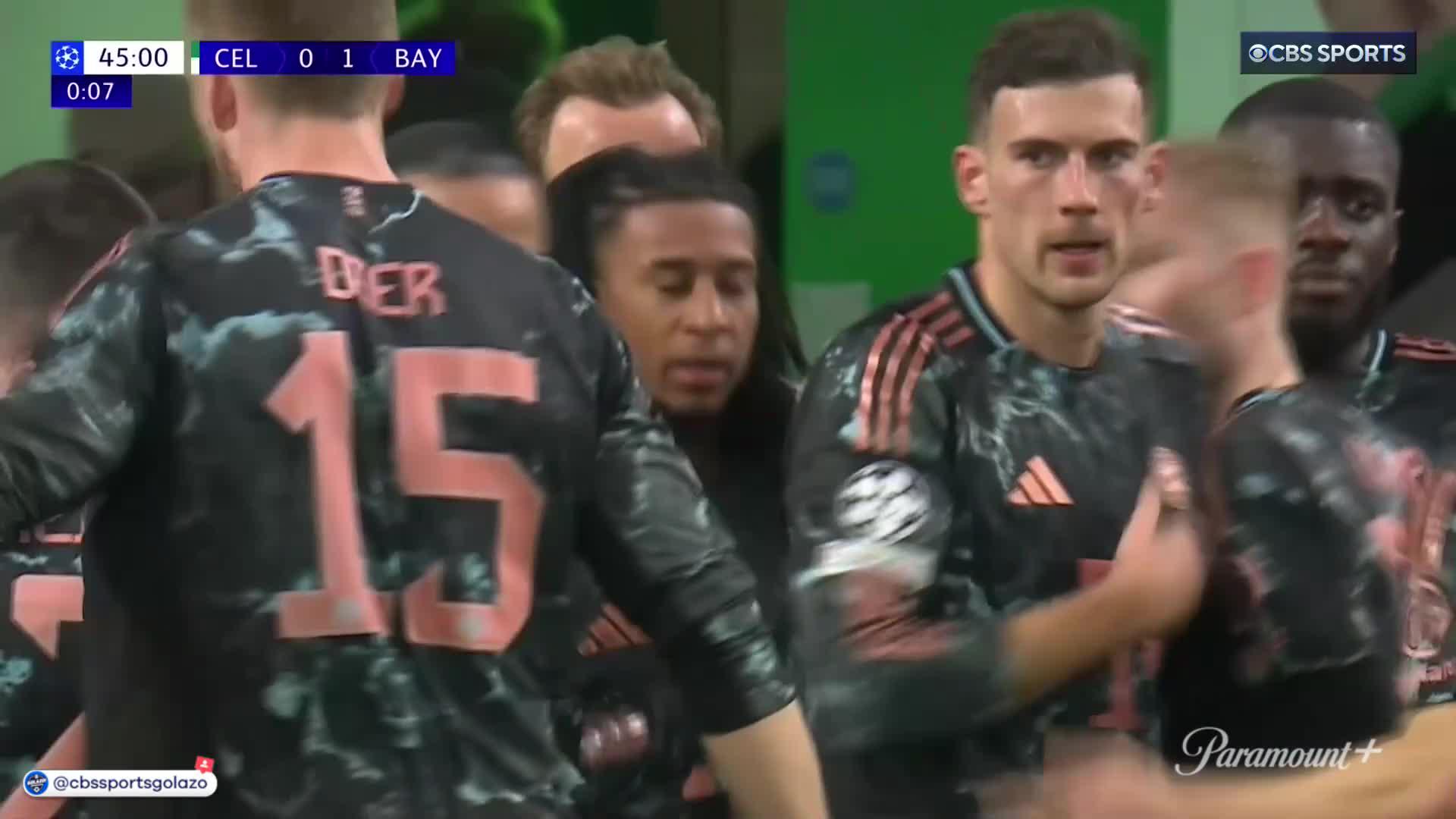 Michael Olise hits an absolute rocket with the last kick of the first half 🚀😮‍💨
