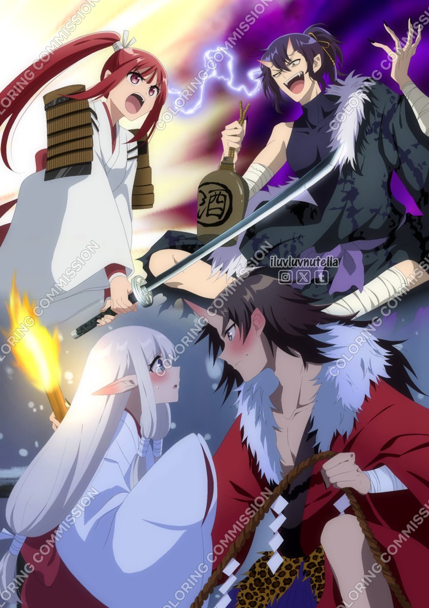 iluvluvnutella's tweet photo. Archdemon's Dilemma Oni/Shrine Maiden Au!
#mycoloring #coloringcommission https://t.co/0GkQ5HneSL