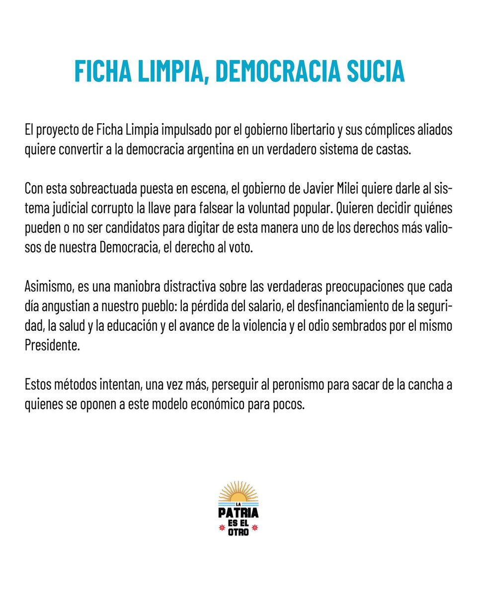 La Patria es el Otro tweet media