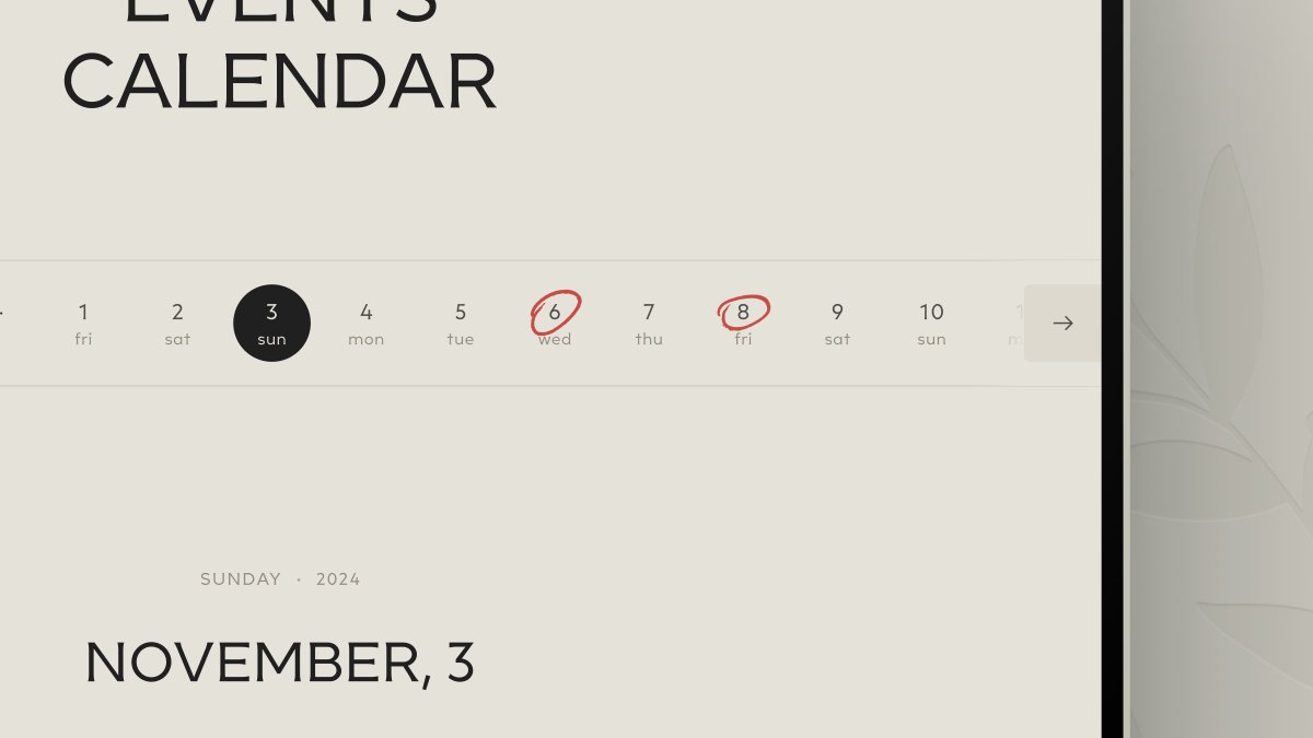 kreamulya's tweet photo. Added a little soul to this calendar with hand-drawn marks on event dates 🖍️ https://t.co/3V3JNSSvYV