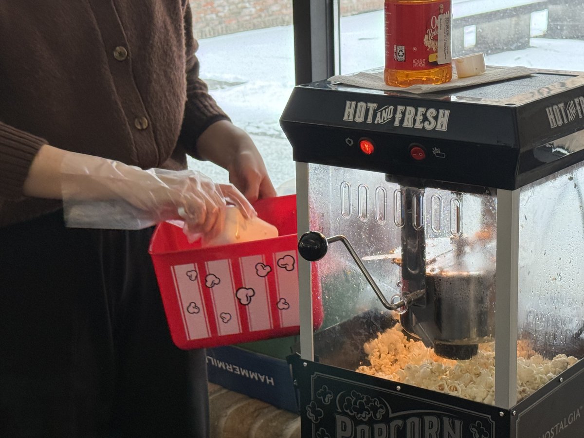 Thank you to everyone who joined us for today's Popcorn, Cookies, and Pups event! Even though the puppies had to cancel last minute, we still had a blast with plenty of popcorn, cookies, and good vibes. Can't wait to see you at our next event!