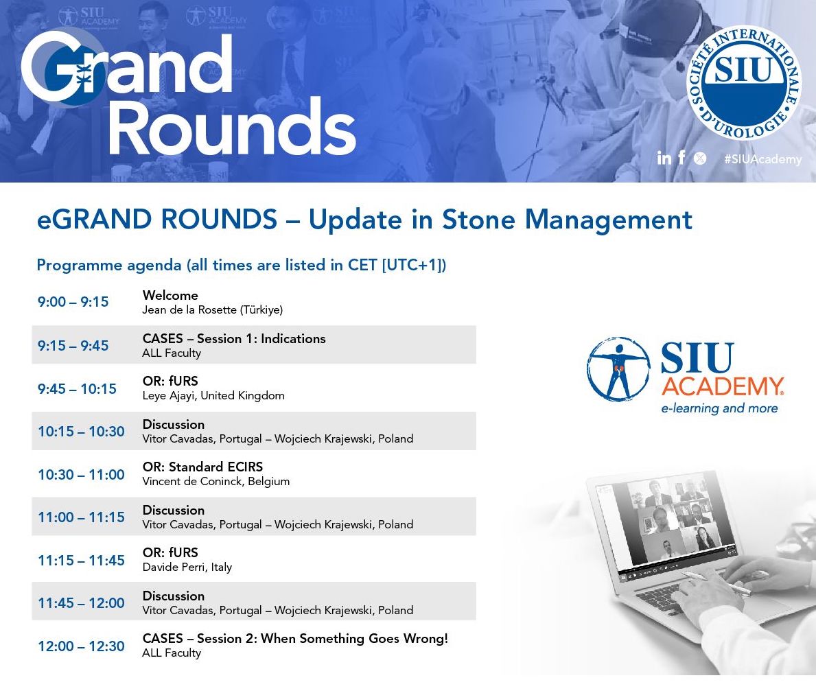 Davide Perri (@davide_perri90) on Twitter photo A great experience taking part to the eGrandrounds on Stone management sponsored by <a href="/KARLSTORZUro/">KARL STORZ Urology</a>! An insight in fURS and PCNL, discussion on particular indications and management of complex cases!
<a href="/vdconinck/">Vincent De Coninck</a> <a href="/leye_ajayi/">Leye Ajayi</a> <a href="/Endo_Cav/">Vitor Cavadas</a> <a href="/wojciechpiotrk1/">wojciech_piotr_krajewski</a> A great experience taking part to the eGrandrounds on Stone management sponsored by <a href="/KARLSTORZUro/">KARL STORZ Urology</a>! An insight in fURS and PCNL, discussion on particular indications and management of complex cases!
<a href="/vdconinck/">Vincent De Coninck</a> <a href="/leye_ajayi/">Leye Ajayi</a> <a href="/Endo_Cav/">Vitor Cavadas</a> <a href="/wojciechpiotrk1/">wojciech_piotr_krajewski</a>