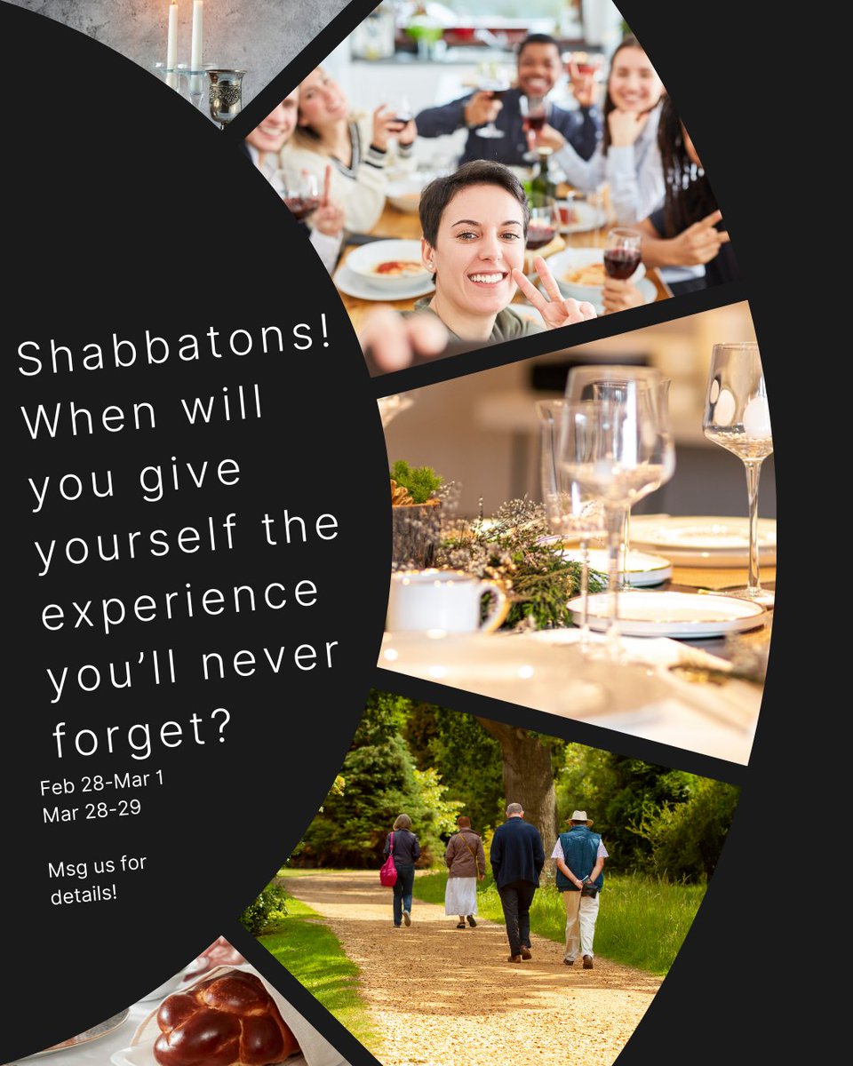 MajorMeaning's tweet photo. You unplug from the hustle of life. You deepen your connection to the present, the past and your future. You experience a Shabbat that speaks to you.

DM us and we’ll connect you.
#Shabbat #unplug #UWM #Milwaukee #MSOE #Marquette #Judaism  #spirituality #mentalheath https://t.co/uOsaIGi6qQ