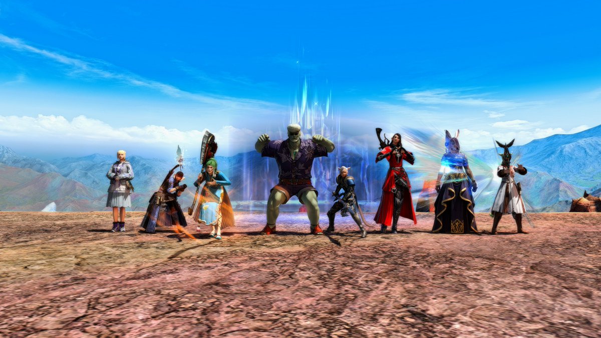 Finally getting back into #FFXIV raiding, starting with the Dawntrail extremes. Cleared Valigarmanda last night, such a fun fight!