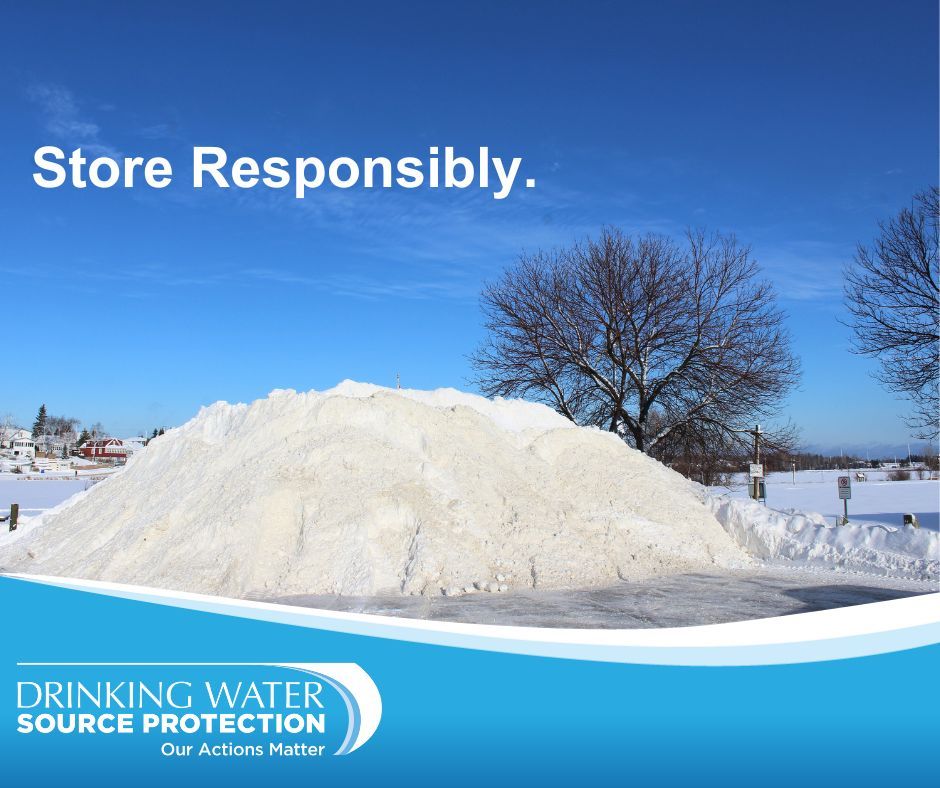 #SaltResponsibly this winter and protect our drinking water by  

Store snow away from creeks and wells 
Clearing debris before it melts  
Direct snowmelt away from streets and sidewalks 
Keep snow downhill from salt 

buff.ly/40wTGEs 

#SourceWaterON 

#WaterWednesday
