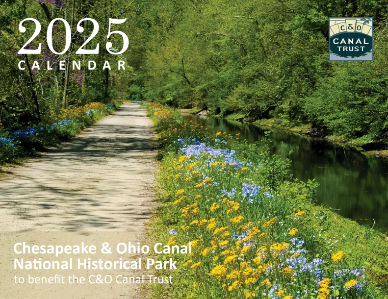 Our 2025 Calendar is great for everyday use or for planning your next visit to the C&amp;O Canal. Featuring photos submitted to our monthly photo contest taken by our canal community, this beautiful calendar is perfect for any canal lover! canaltrust.org/gift-shop/