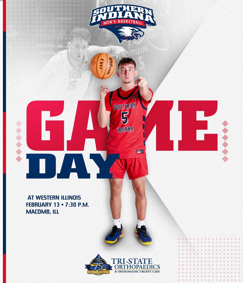 USI Athletics (@usiathletics) on Twitter photo ๐ง๐ฟ๐ฒ๐ธ๐ธ๐ถ๐ป๐ด ๐ผ๐๐ ๐๐ฒ๐๐
<a href="/USI_Basketball/">USI Basketball</a> heads out on a two-game road swing tipping off at Western Illinois.
๐ <a href="/WIUMBB/">Western Illinois Men's Basketball</a>
๐ Macomb, Illinois
๐ bit.ly/3QfidsT
๐ป es.pn/3WYJAuW
๐ฆ
๐ #GoUSIEagles #OVCit ๐ง๐ฟ๐ฒ๐ธ๐ธ๐ถ๐ป๐ด ๐ผ๐๐ ๐๐ฒ๐๐
<a href="/USI_Basketball/">USI Basketball</a> heads out on a two-game road swing tipping off at Western Illinois.
๐ <a href="/WIUMBB/">Western Illinois Men's Basketball</a>
๐ Macomb, Illinois
๐ bit.ly/3QfidsT
๐ป es.pn/3WYJAuW
๐ฆ
๐ #GoUSIEagles #OVCit