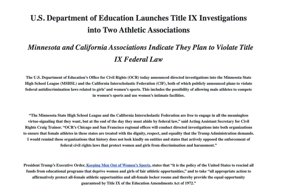 latsondheimer's tweet photo. The CIF has confirmed it has received notification about investigation by the Department of Education. https://t.co/U1BKWXFEfX
