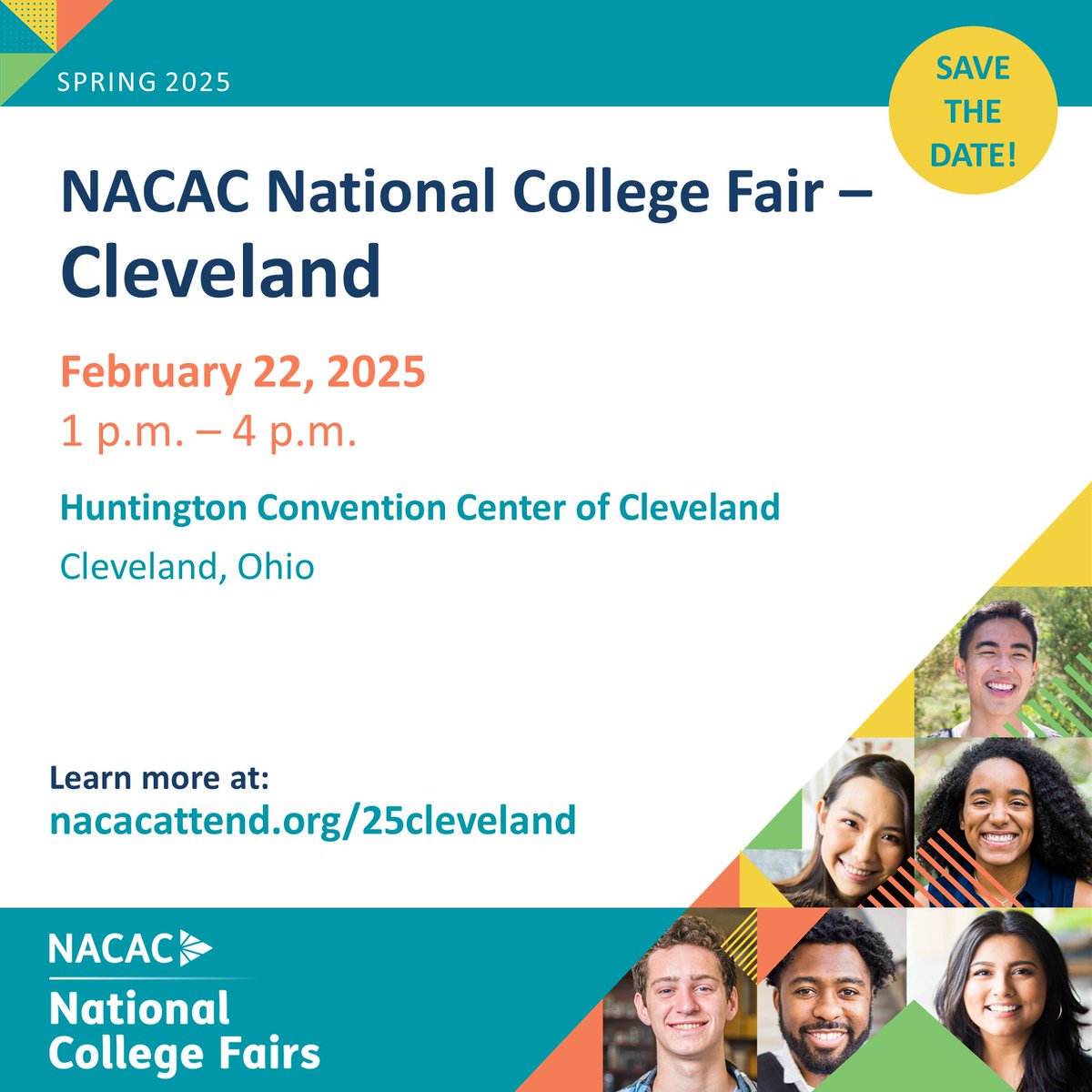 NACACFairs's tweet image. Free and open to the public, #NACAC National College Fairs are the perfect place to kick off your college search. Don&apos;t miss these upcoming fairs.
Feb. 16 - Orange County, CA
Feb. 22 - Cleveland, OH
Attendee registration: ow.ly/oq9J50UYWsU