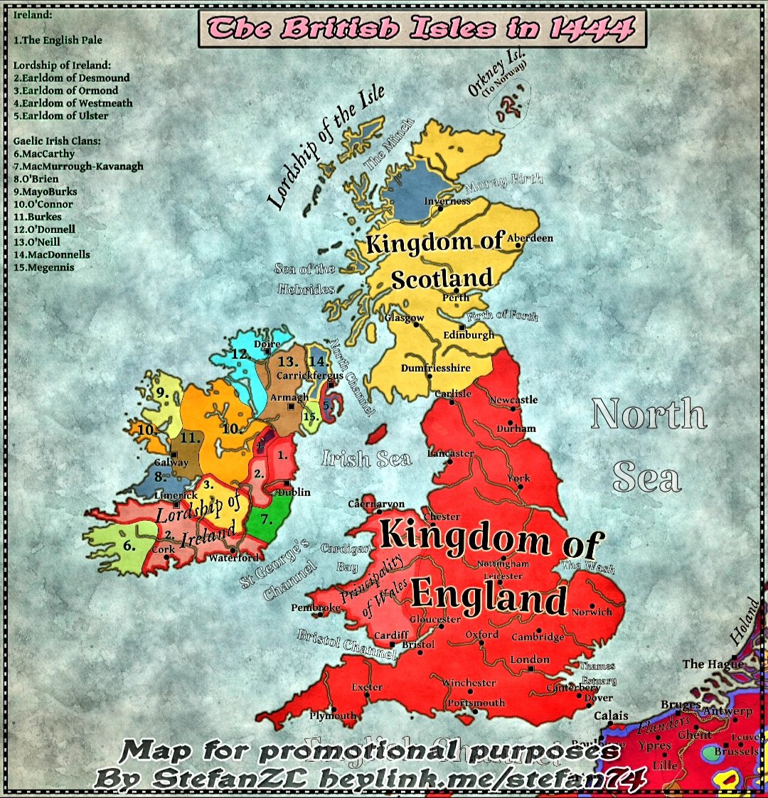 BibliophileVic's tweet image. Learnt of Gaelic #IrishClans, had known abt. Scottish clans.
Superb #ancientmap @StephanZL98.
 Checked why titled &apos;British Isles.&apos; Stated-&apos;This is purely a geographical term.&apos;