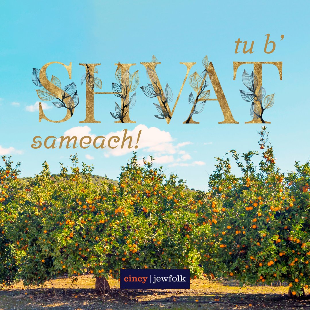 Tu B'Shvat Sameach, Jewfolk! Tonight/tomorrow is the birthday for every tree in Eretz Israel, and our Jewish analog for Earth Day worldwide!

Find inspiration and local events in our community holiday guide: cincyjewfolk.com/2023/07/18/upc…