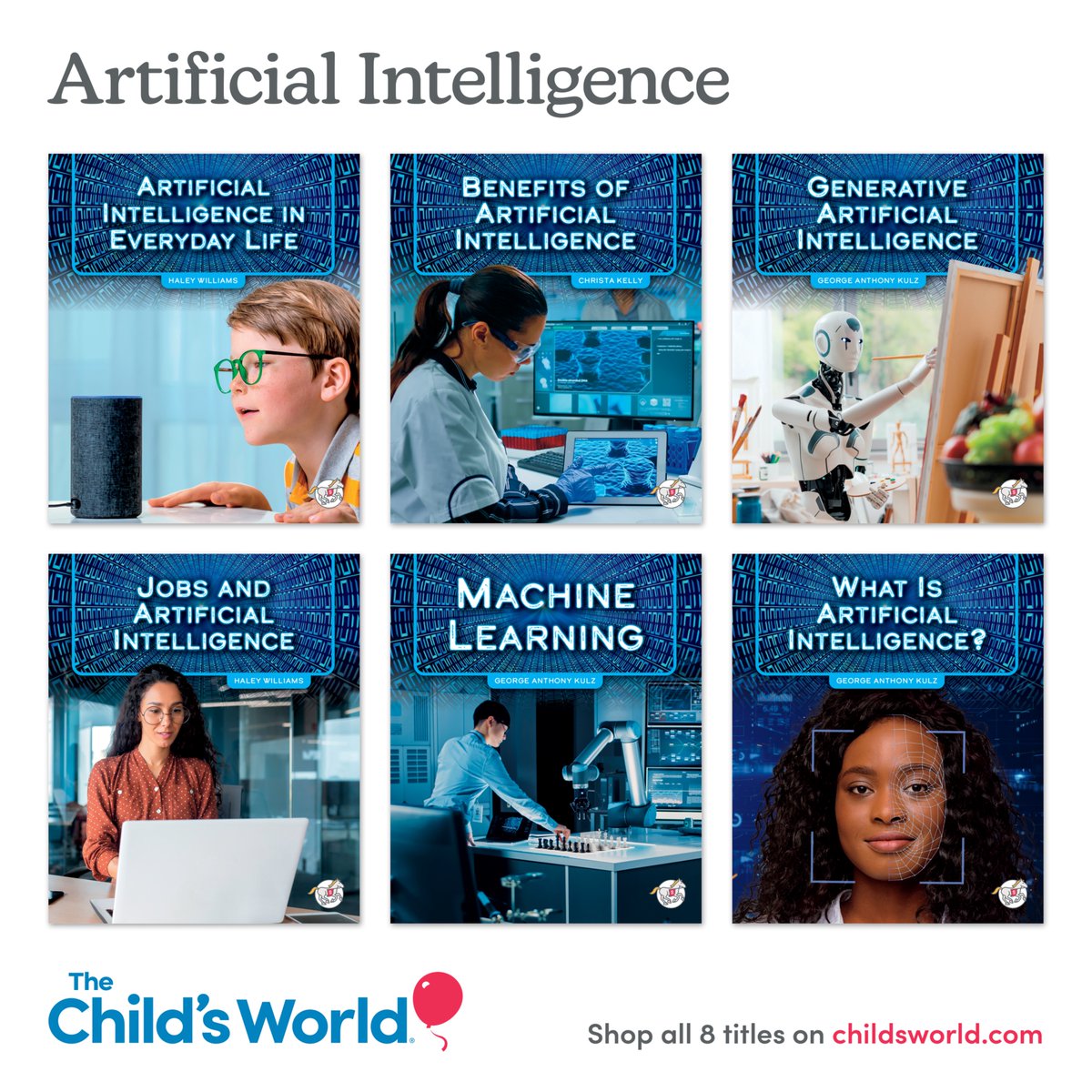 Journey into the amazing world of AI!

This timely series introduces readers to multiple aspects of artificial intelligence, including machine learning, neural networks, and generative artificial intelligence.

Learn More: bit.ly/AI_TCW

#nonfiction #STEM #AI #edchat