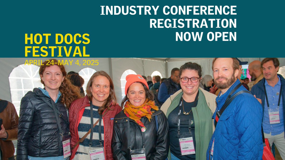 HotDocsIndustry's tweet image. 🎉 Registration for the 2025 Hot Docs Industry Conference and Market is now open!  

Secure your Hot Docs All-IN Pass today—be among the first 50 to register and save big at the lowest price available.

Register now at hotdocs.ca/register