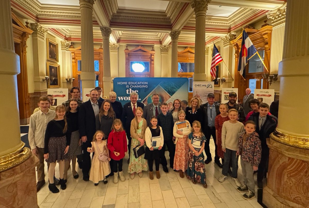 DustyAJohnsonCO's tweet image. Enjoyed meeting with Christian Home Educators of Colorado (CHEC) families this morning. Their passion and committment to homeschool freedom, parental rights, and religious liberty is incredible. 
#CHEC #Education #Homeschool #COLeg #COPolitics