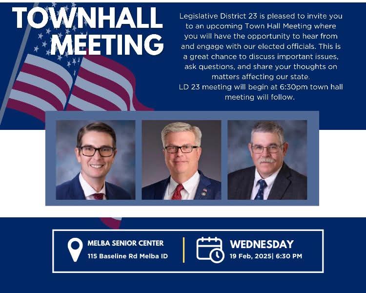 District 23 town hall next Wednesday! Come and ask your legislators all your questions -- how they're voting and why.