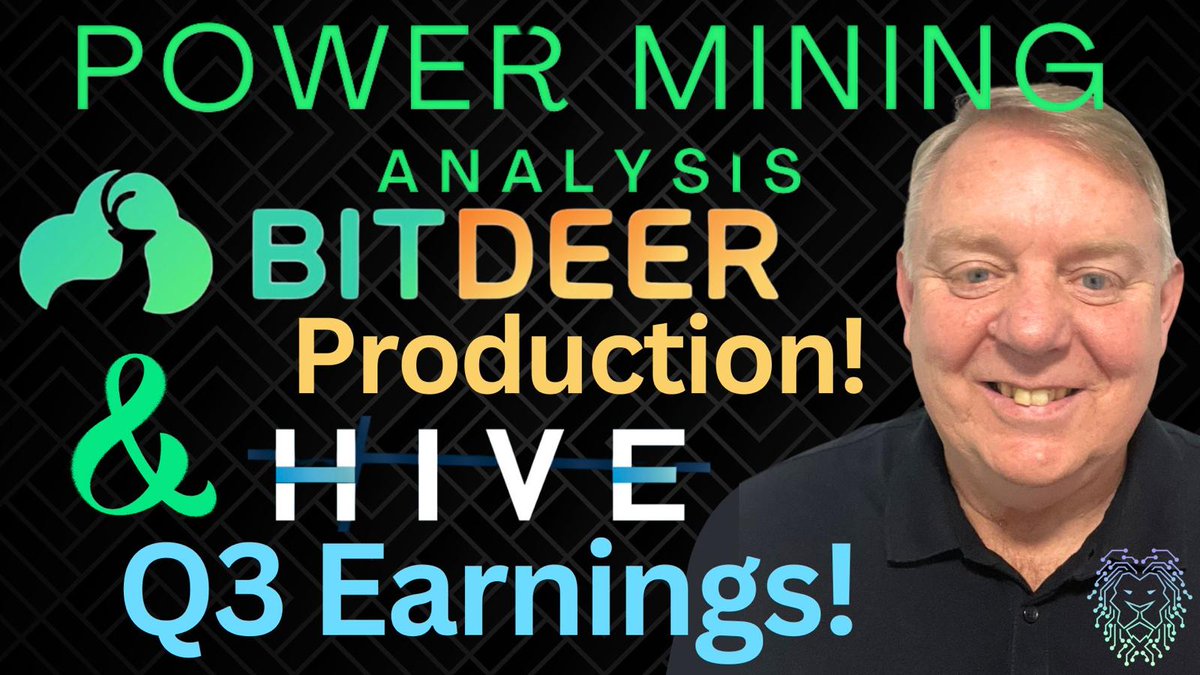 powermining_BTC's tweet image. @HIVEDigitalTech Q3 #EarningsAnalysis vs. @CleanSpark_Inc  @BitdeerOfficial #ProductionUpdate plus #LatestBitcoinMinerNews with @cazenove_uk 
#PowerMiningAnalysis #BitcoinMiningStocks #AnthonyPower #BTC #BitcoinBreakOut #CryptoStocks #Stocks #Investing 

youtu.be/NFnzj38RQGM?si…