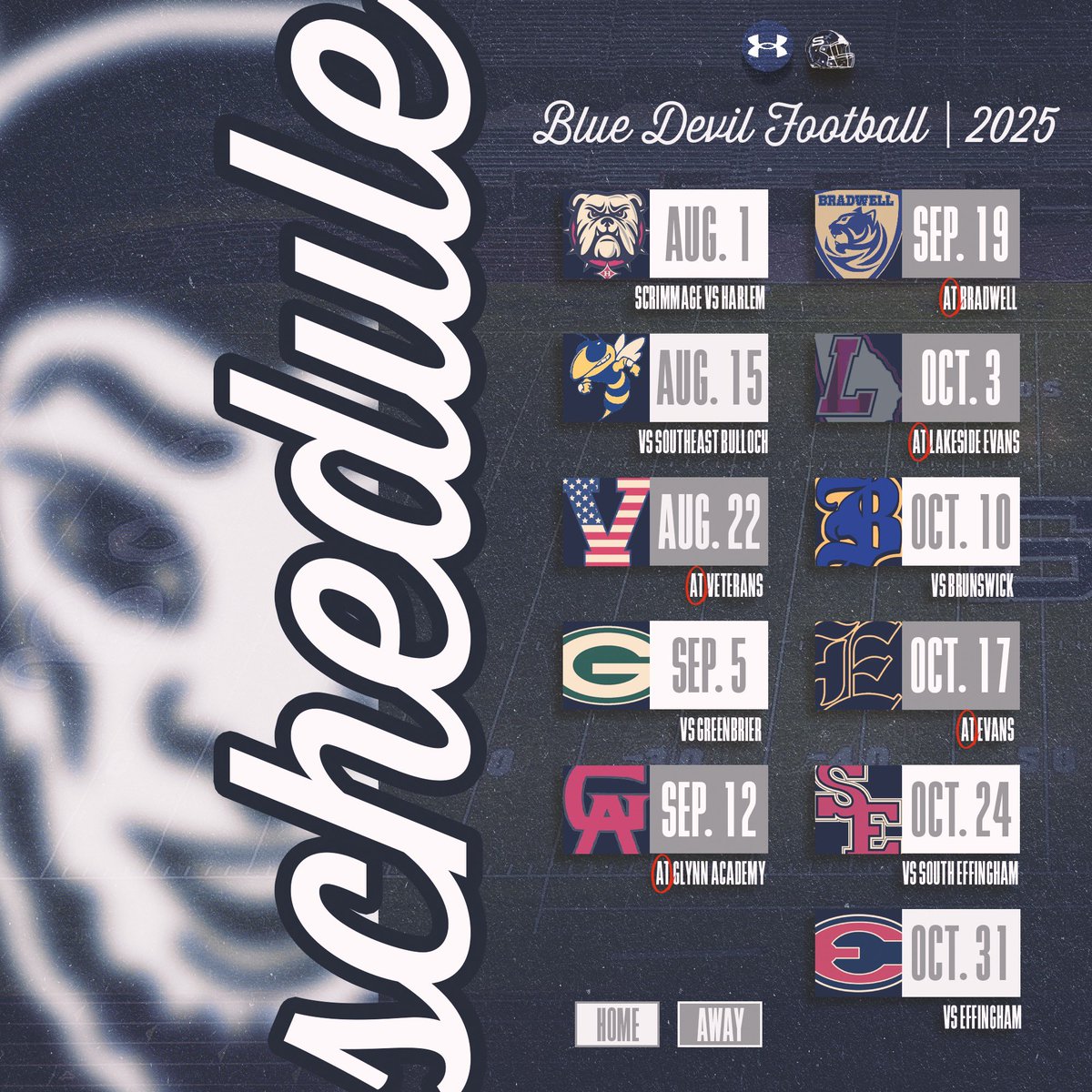 The Blue Devils’ 2025 schedule is here‼️

#BELT