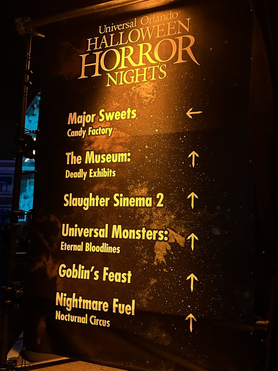 It’s Wednesday night at HHN 33. Where are you heading first? <a href="/HorrorNightsORL/">Halloween Horror Nights</a> #HHN33