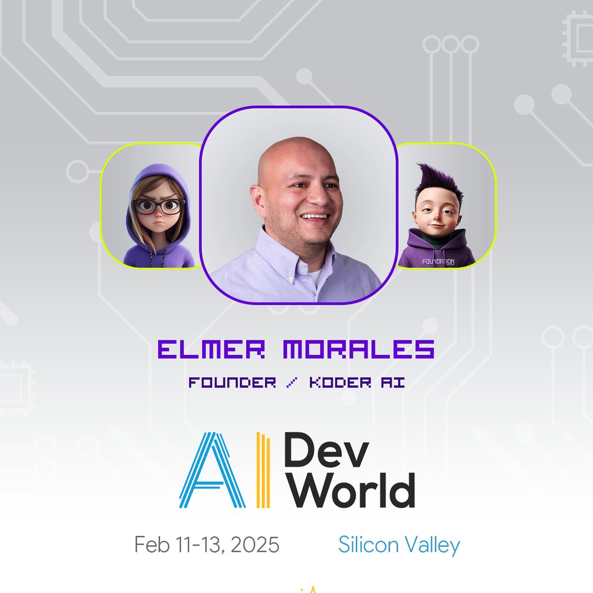 elmerm's tweet image. I'll be speaking on stage today at #AIDevWorld in Silicon Valley to talk all things AI agents + coding. Swing by if you're around.
Thanks for having me @DeveloperWeek. 🦾