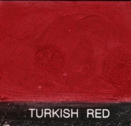 Ezik o*** evladı, bu rengin koordinatları bile var; A91101. Fransada “rouge d'Andrinople” olaral bilinir bir diğer adı da Edirne Kırmızısı. Tarihsiz, kültürsüz, kimliksiz, ezik, hırsız lümpenler.