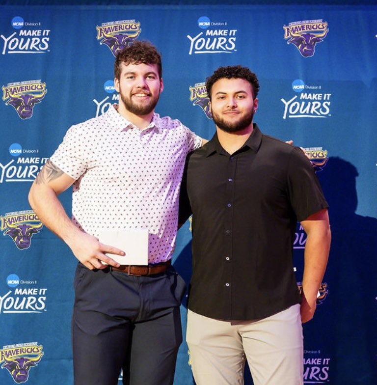 Maverick Football Scoop (@maverick_scoop) on Twitter photo The 2024 Defensive End of the Year Award goes to <a href="/MavenKretche/">Maven Kretche</a>!
🤘🏽😈#MakeTheJourney #RollHerd The 2024 Defensive End of the Year Award goes to <a href="/MavenKretche/">Maven Kretche</a>!
🤘🏽😈#MakeTheJourney #RollHerd