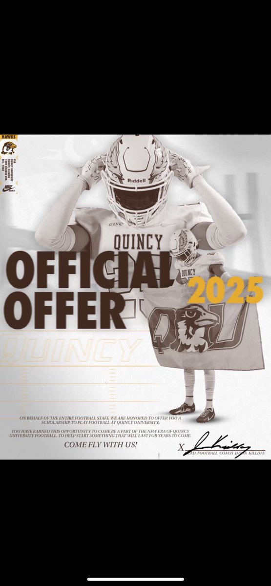 ZayyPolo's tweet photo. AGTG, after a great conversation with @TrevonRhodess, I’m blessed to receive a PWO from Quincy University @92dwoods @TrevonRhodess @6starfootballMO @Realdeal_314 https://t.co/IPFORju6A9