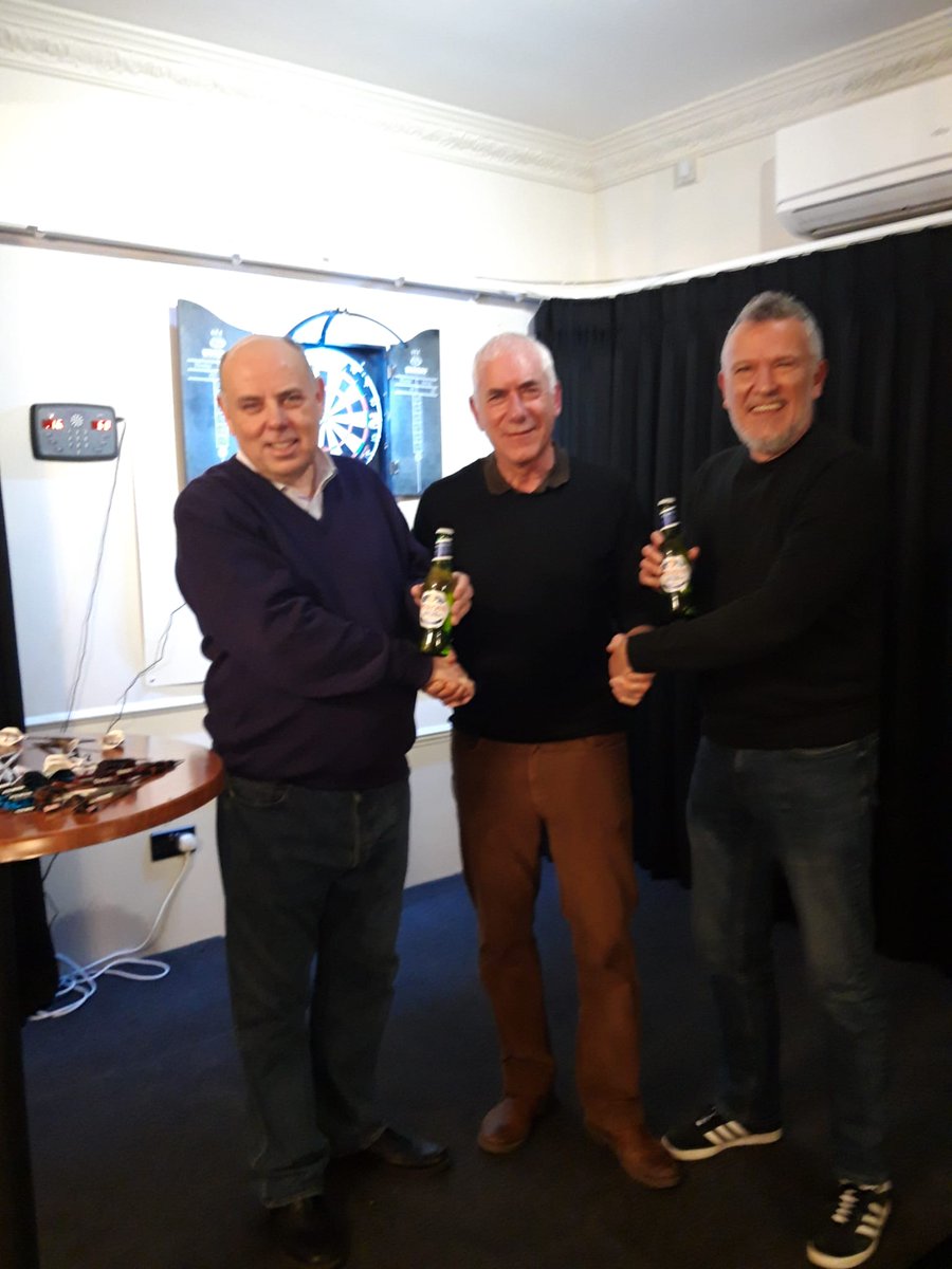Romfordgolfclub's tweet photo. Well done to Richard & Pete who beat our captain Les and Paul in the final of the doubles championship at RGC this evening #rgc #rgcdarts #perksofbeingamember https://t.co/hNJXcjRw94