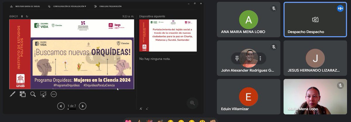 Hoy, desde Suratá, y gracias al Programa Orquídeas de <a href="/MincienciasCo/">MinCiencias Colombia</a> y a <a href="/unab_online/">Universidad UNAB</a>, iniciamos este bello proyecto enfocado en fortalecer el tejido social y promover nuevas ciudadanías para la paz en Charta, Matanza y Suratá. ¡Un paso más hacia el futuro que soñamos!