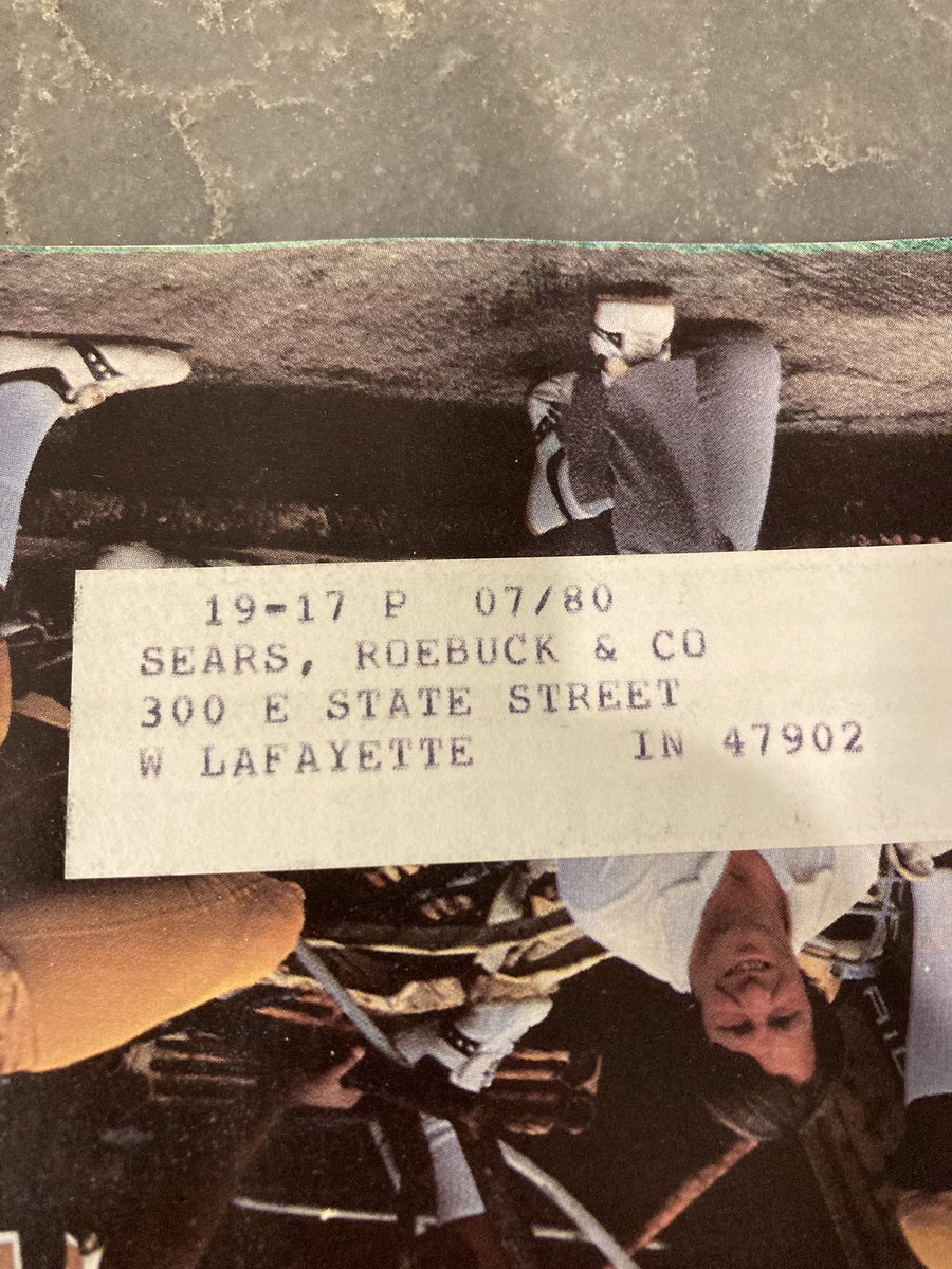 A blast from the past I feel <a href="/TomDienhart1/">Tom Dienhart</a> would enjoy. The “Junk Defense” of Purdue. Inside story has nice photo featuring legend <a href="/Renrut58/">Keena Turner</a>. But the fun part I overlooked at first is the address label - this was a copy sent to the old Sears in the Levee!