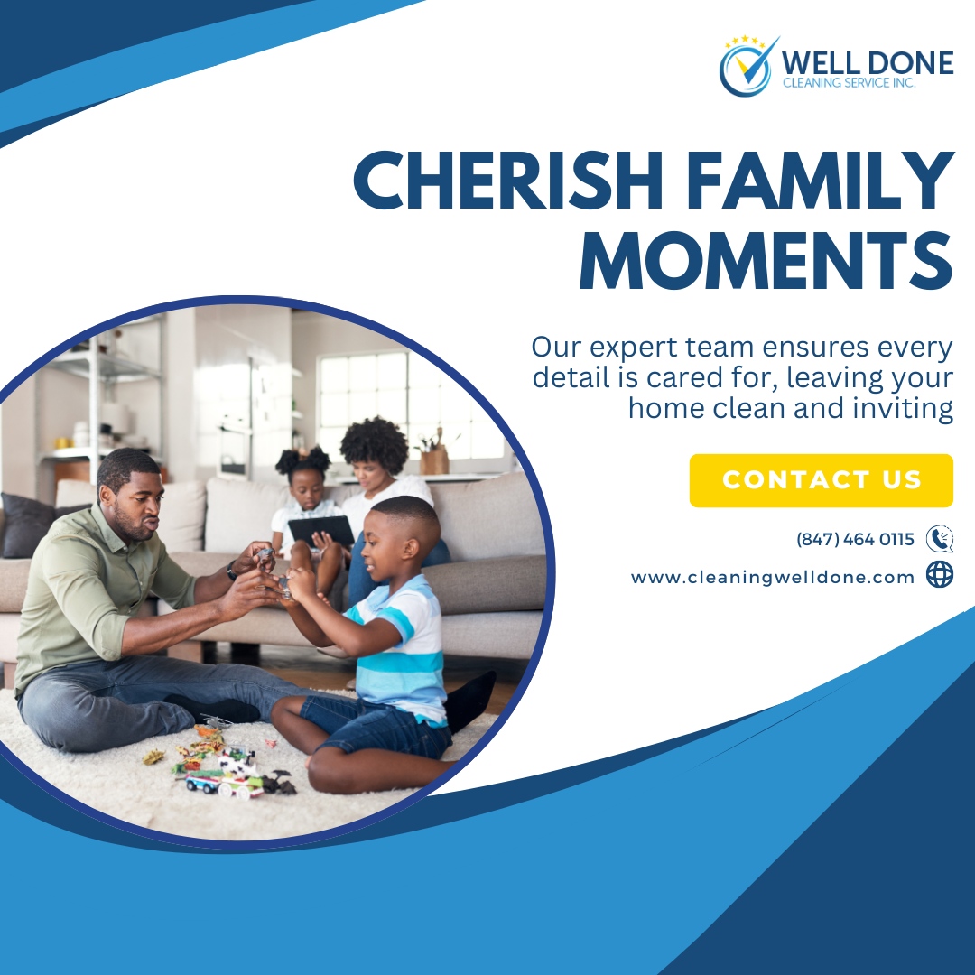 WellDoneCleaned's tweet image. Spend more quality moments with your loved ones while we take care of the cleaning. Our meticulous service ensures your home is fresh, tidy, and welcoming for every occasion.

#welldonecleaningservice #cleaning #professionals #cleaningservice