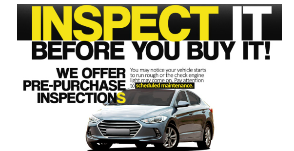 UniversityAutoF's tweet image. Let our team inspect it BEFORE you buy it! 👇

Pre-purchase inspections are a crucial step in ensuring the quality and reliability of any potential purchase.  We'd love to help with that decision-making process so you can feel confident moving forward.