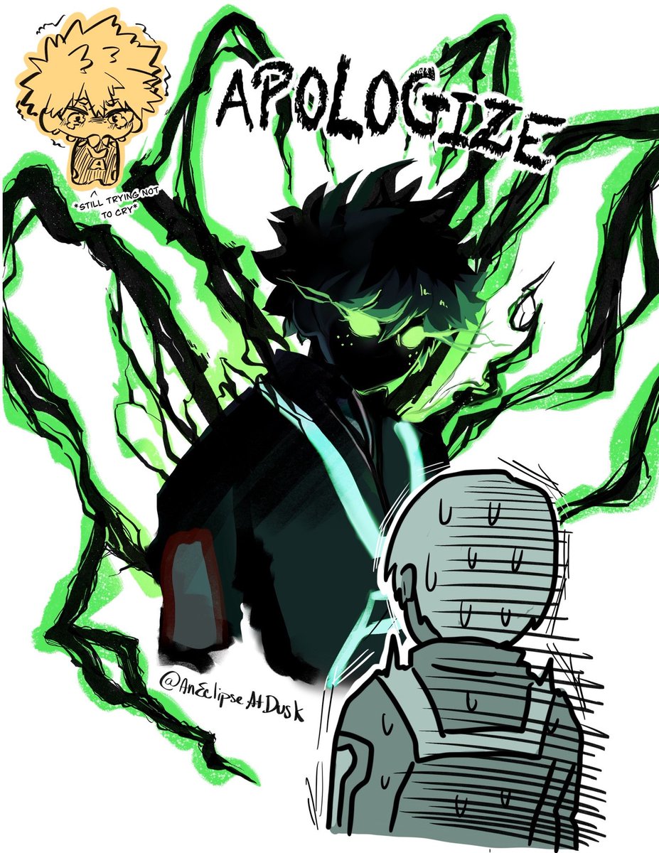 AnEclipseAtDusk's tweet photo. The Crybaby Kacchan Saga https://t.co/Qlk7ZOqM29