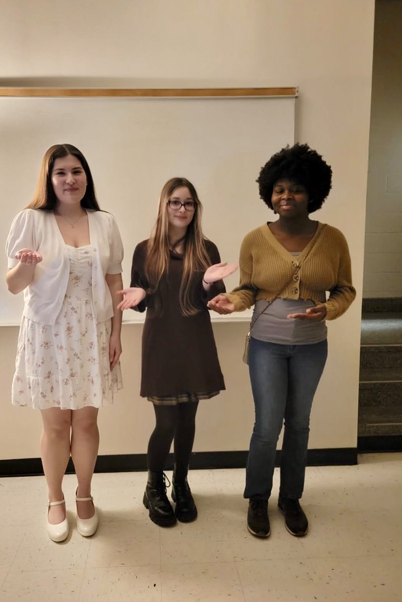 Congratulations to Charlotte Panicoe, who won the Pitt County Poetry Out Loud contest last night. She will now represent Pitt County in the State Competition in Charlotte. Pitt County Schools Pitt County Schools AVID
Charlotte is a LEGEND!