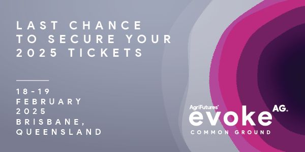 ⏳ 5 days away ⏳ 

All roads lead to AgriFutures evokeAG in Brisbane.

📅 18-19 February 2025
📍 Brisbane Convention and Exhibition Centre
🎟️ Last chance, grab your tickets here: bit.ly/4clLRGl

We can't wait to see you next week!