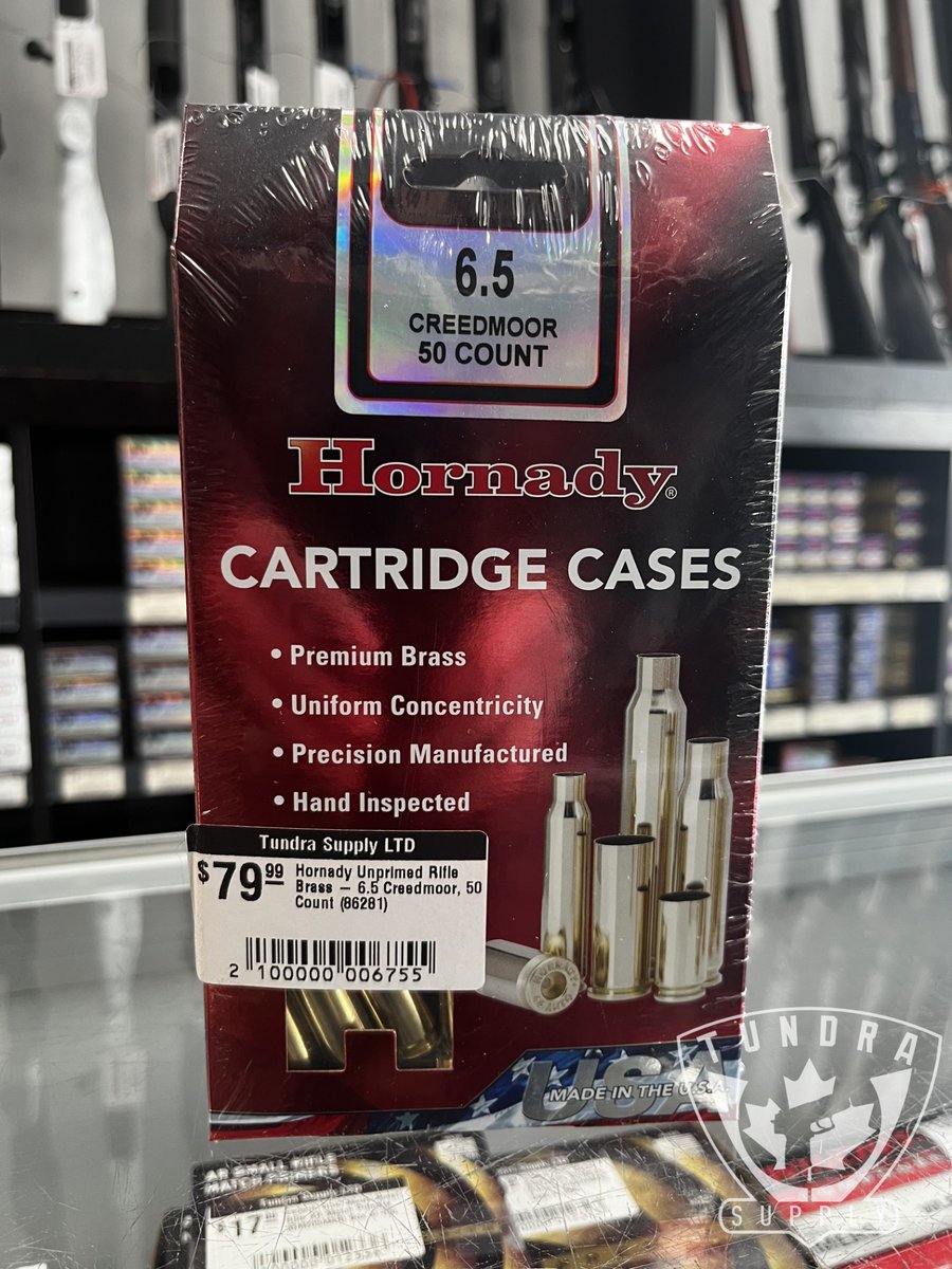 TundraSupply's tweet image. Precision starts with the best brass! 🏹🔥 Hornady 6.5 Creedmoor brass delivers unmatched consistency and reloadability for your next shot. 💯🎯 #Hornady #65Creedmoor #PrecisionReloading #LongRangeShooting

tundrasupply.ca/hornady-rifle-…