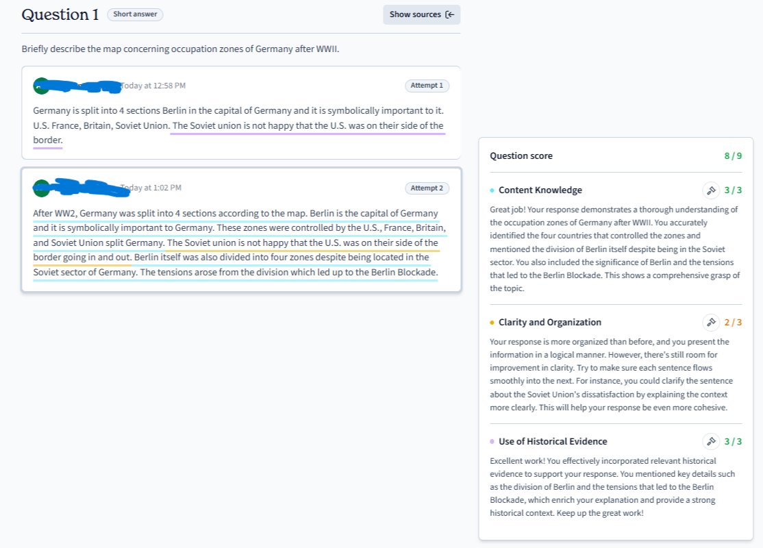 JustinUnruh16's tweet image. 🚀 Tried Class Companion for Map &amp;amp; Tell today—game changer!
🗺️ 30-sec map summary
⌨️ 5 min to explain on @ClassCompanion_ 
📊 Showed class average
🎯 Next time, they must beat the average for credit—keeps improving every round!
#EduProtocols = reps = growth! #sschat