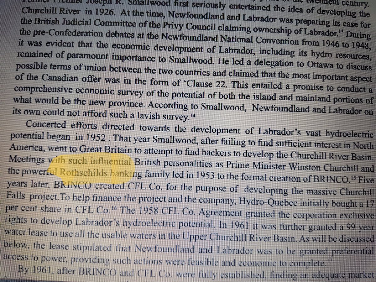 Jason59780800's tweet photo. @FalconerAdamson @IslandDrover Churchill Falls Ltd CFL  1972 later became Upper Churchill Project UCP opened by Pierre Trudeau 
Lower Churchill Project 
2018 Muskratfalls Inquiry  SNC #Lavscam 
2025 Gull Island hydro 
Created by Rotchild Banking Family 
#GreenslushRIP 
Carol Operation Tariff https://t.co/L3aJPUpMNY