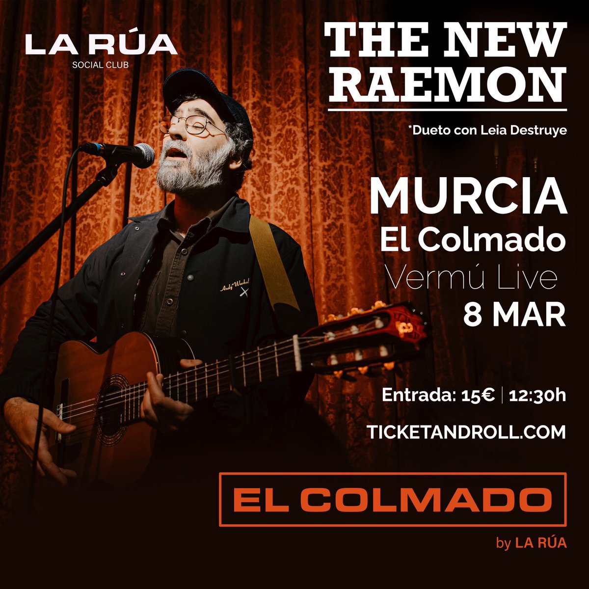 Ramón Gómez (@ragorui) on Twitter photo El bueno de Ramón <a href="/thenewraemon/">The New Raemon</a> vuelve a Murcia en menos de un mes al mejor sitio de esta ciudad (junto a <a href="/LeiaDestruye/">Leia Destruye</a>)
Las entradas se pueden pillar aquí:
ticketandroll.com/evento/el-colm… El bueno de Ramón <a href="/thenewraemon/">The New Raemon</a> vuelve a Murcia en menos de un mes al mejor sitio de esta ciudad (junto a <a href="/LeiaDestruye/">Leia Destruye</a>)
Las entradas se pueden pillar aquí:
ticketandroll.com/evento/el-colm…
