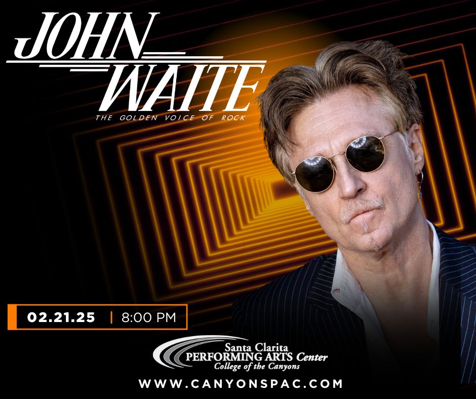 SantaClaritaPAC's tweet image. 🎶 Just 2 days until John Waite takes over the Santa Clarita PAC! Don’t miss legendary hits like Missing You &amp;amp; When I See You Smile LIVE this Friday, Feb 21 at 8 PM!

🔥 Last chance for tickets: bit.ly/JohnWaiteSCV

#JohnWaite #LiveMusic #SCPAC #SantaClarita #SCV