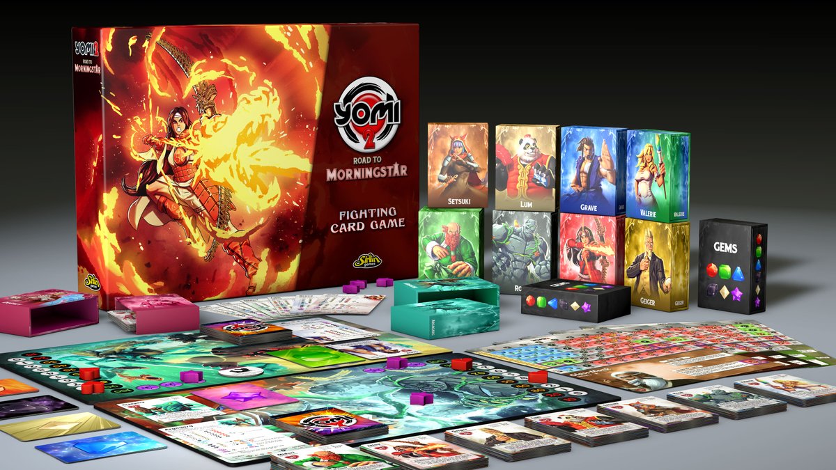 This is the LAST day of the Yomi 2 (fighting card game) crowdfunding campaign. About 6 years of development and testing went into it, beautiful art and presentation, quick to play , appropriate for casual and competitive players. Pledge now on #Gamefound.
#indiegames #tabletop