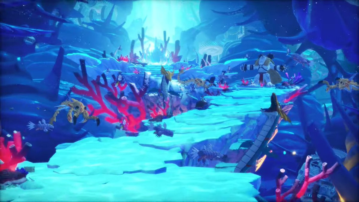 I remember how much people wanted to see the actual Digital World since Digimon Story Cyber Sleuth took more focus on the Cyberspace Eden. Just like Habu said, much more Digital World-focused this time and the scenarios look amazing.

I want more of Digimon Story Time Stranger...