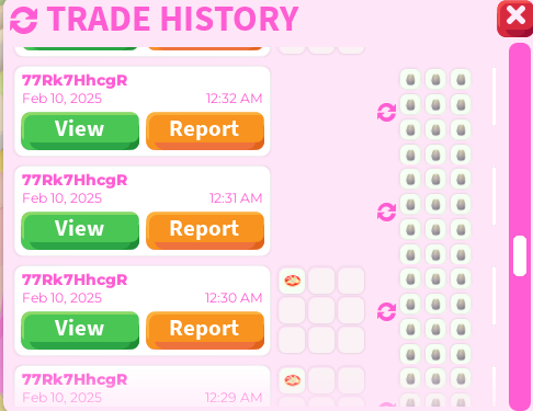 NotJordin's tweet photo. proof 125!! uploading my recent proof i forgot to post 😞

 pet simulator for 150+ adopt me eggs !! https://t.co/ATv5mTN5eh