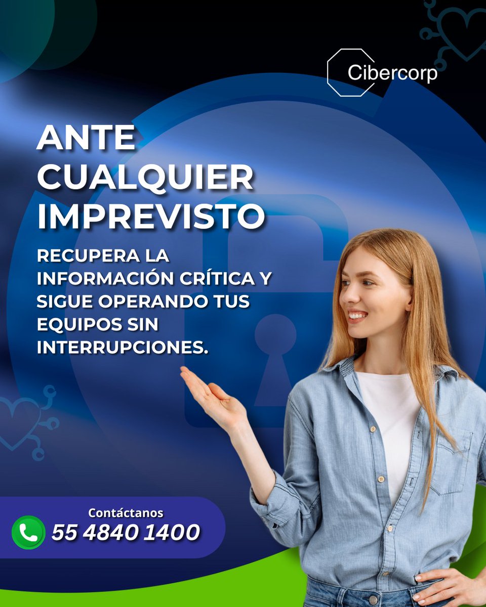 CibercorpMX's tweet image. No pongas en riesgo tu empresa. Implementa un sistema de respaldo y recuperación de datos de Cibercorp. 🔐 #Ciberseguridad #RecuperaciónDeDatos #empresa #Cibercorp