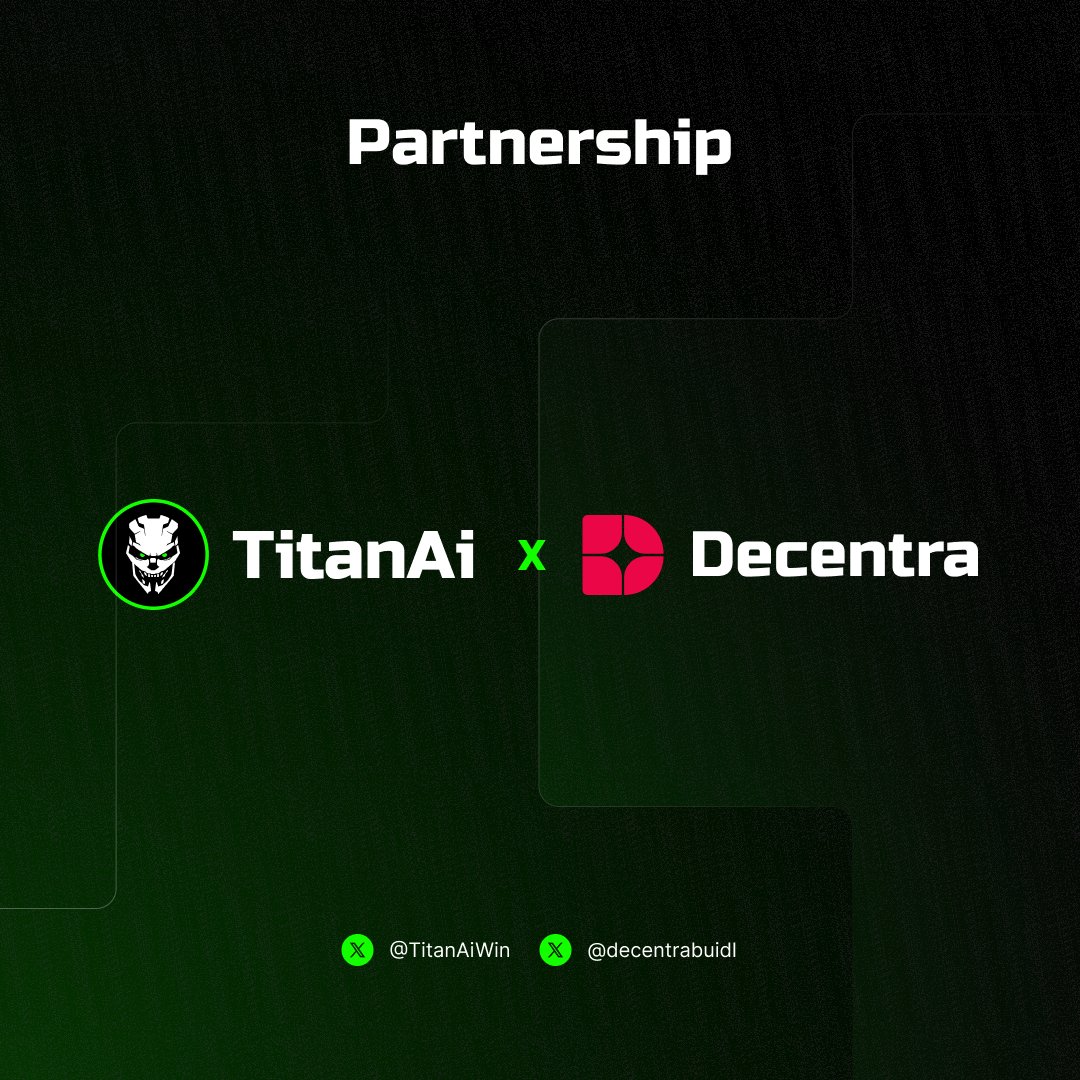 Many of you have asked who built TitanAI—it's the minds at <a href="/decentrabuidl/">Decentra: The Center of Decentralized Innovation</a>! 🤖✨

TitanAI is still in BETA, but the roadmap ahead is massive. With Decentra driving innovation, big things are coming! Stay tuned. 🚀

#TitanAI $TitanX #TitanX #BuildOnTitanX