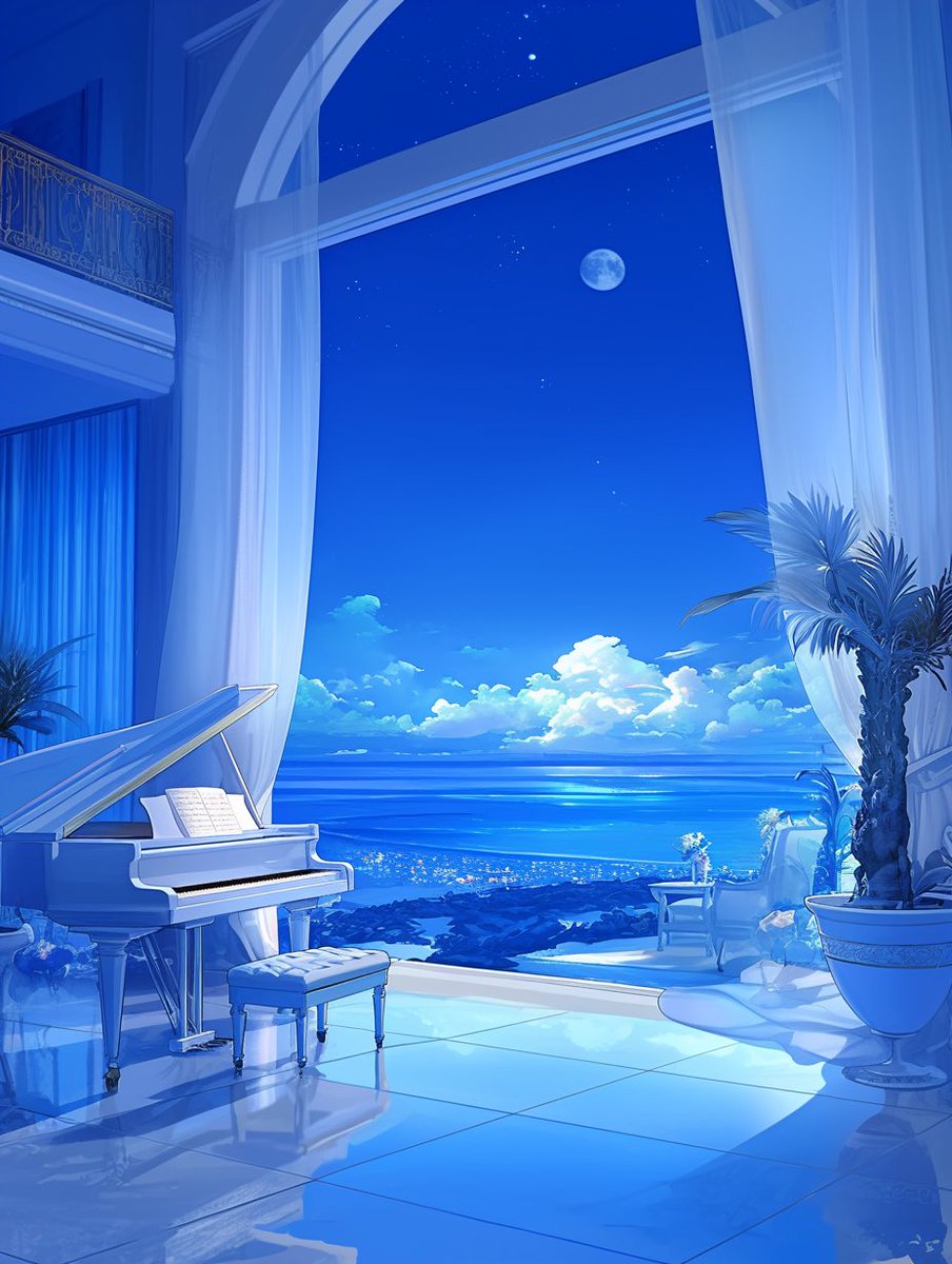 ( ϶'ᗜ')϶＜夜の海を眺める🫧

季節問わず、月明かりに照らされた海は綺麗ですよね✨
今回は室内から落ち着いた雰囲気で海を眺められる背景素材です☺️
使い方は無限です✨

🆗加工、商用利用
🆖自作発言、再配布
#あまりのフリー素材 #AI
#TRPG素材 #配信素材 #Vtuber素材