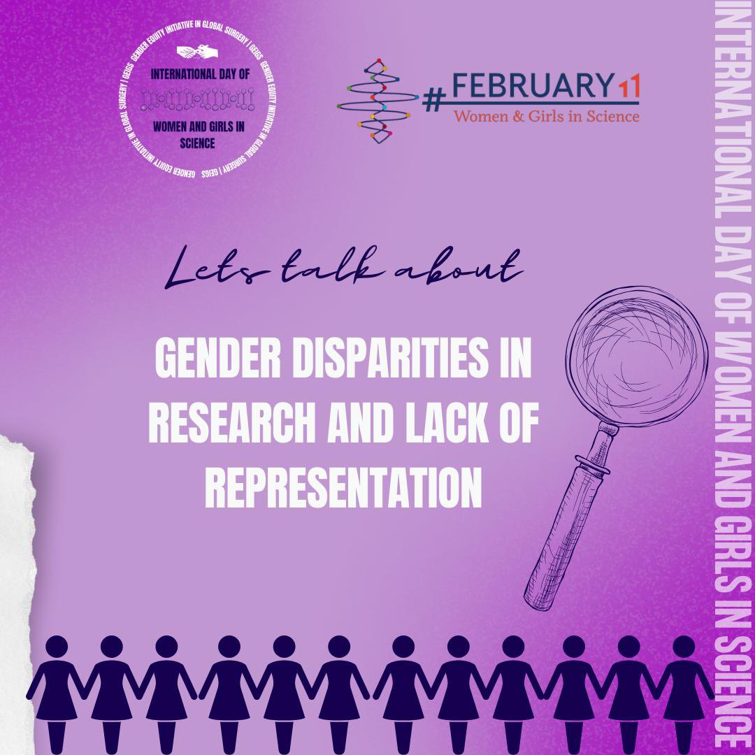 #MedTwitter Did you know⁉️

⚠️ Only 33% of researchers worldwide are women ⚠️

They face fewer promotions, less funding, and underrepresentation in leadership roles, especially in tech and AI
#GEIGS #WomenInScience #GenderEquity #IDWGS2025