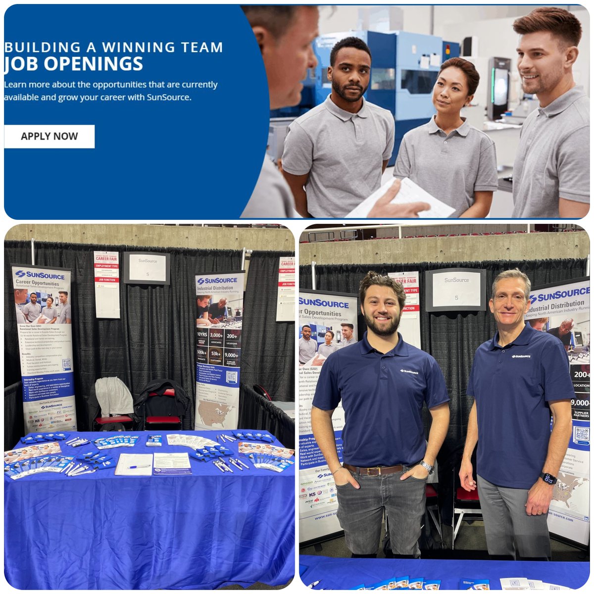 SunSource (@sunsourcehyd) on Twitter photo 📣 There's still time to catch the <a href="/SunSourceHyd/">SunSource</a> team at the <a href="/IowaStateU/">Iowa State University</a> Business, Industry, and Technology Career Fair! Learn more about our #career opportunities today at the Hilton Coliseum-<a href="/StephensAud/">Stephens Auditorium</a>: 🎓 tinyurl.com/SS-Careers 🎓
#Networking #future #technology 📣 There's still time to catch the <a href="/SunSourceHyd/">SunSource</a> team at the <a href="/IowaStateU/">Iowa State University</a> Business, Industry, and Technology Career Fair! Learn more about our #career opportunities today at the Hilton Coliseum-<a href="/StephensAud/">Stephens Auditorium</a>: 🎓 tinyurl.com/SS-Careers 🎓
#Networking #future #technology