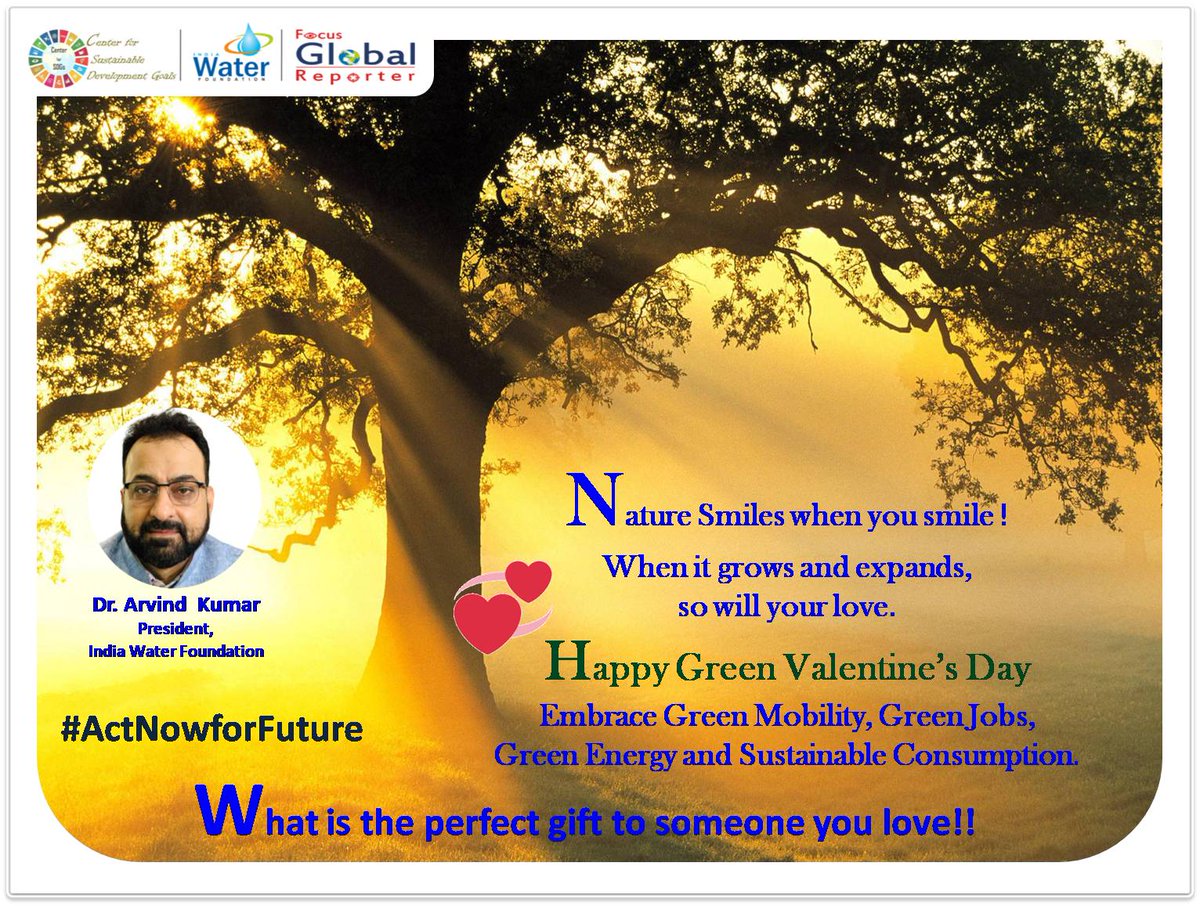 focusglobalrep1's tweet photo. #GreenEnergy #ESG #sustainability #Transversality #greenjobs #ActNowForFuture #ActNowForSDGs #SingleUsePlastic #BuildBackSustainable #Nature #Environment #HappyGreenValentinesDay #ClimateChange #ClimateAction #BiodiversityConservation #SDGs https://t.co/NooVsyHpme